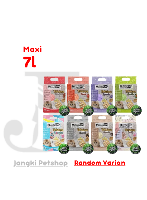 Markotop Tofu Soya 7 Lt (Varian Random) - Pasir Kucing 7 Lt