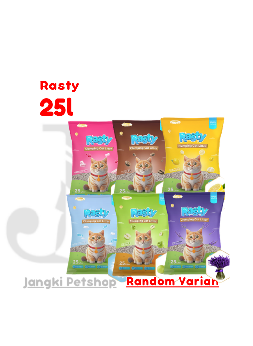 Rasty Cat Litter 25 L - Pasir Kucing 25 L