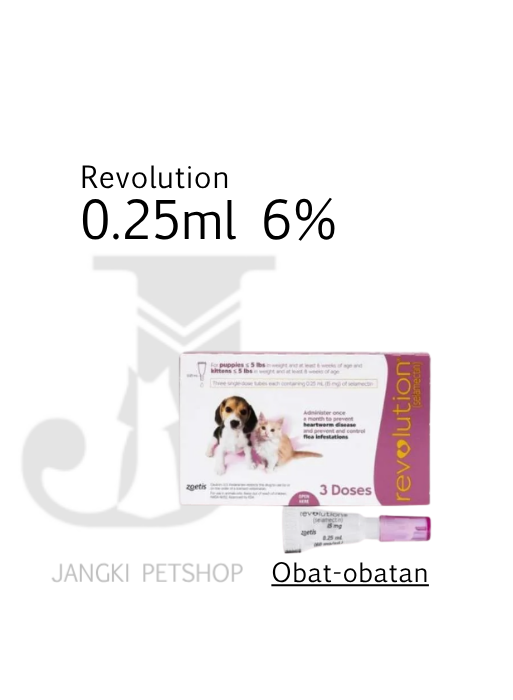 Revolution Puppy & Kitten (Mauve) - Obat Hewan Anjing