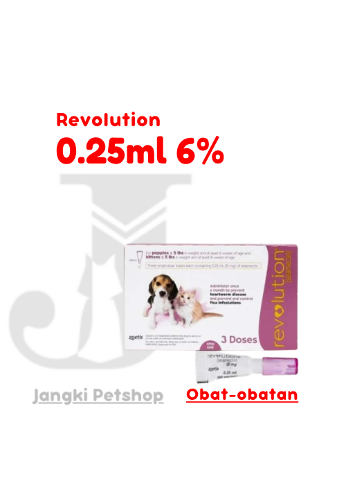 Revolution Puppy & Kitten (Mauve) - Obat Hewan Anjing