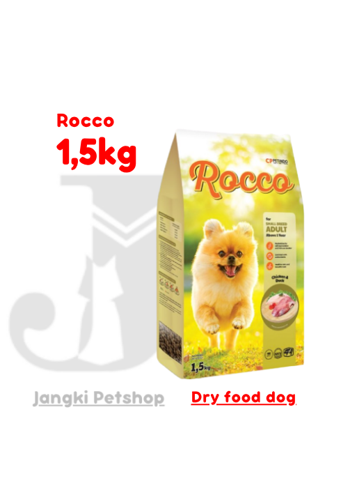 Rocco Small Bites Adult Chicken & Duck 1,5 kg - Makanan Kering Kucing 1,5 kg