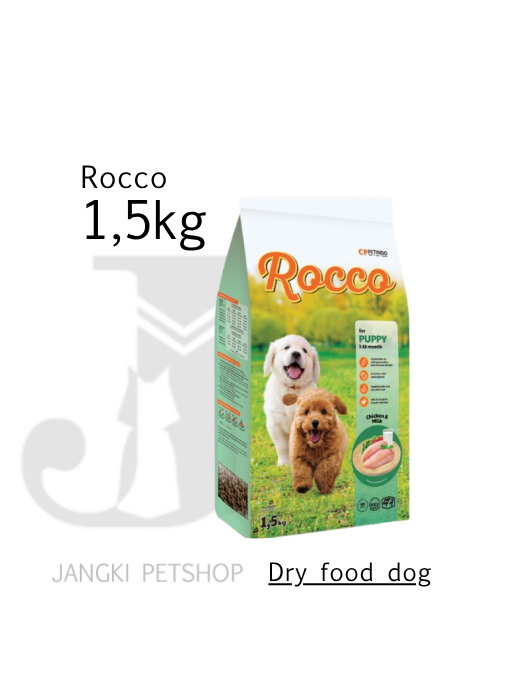 Rocco Puppy Chicken & Milk 1,5 kg - Makanan Kering Anjing 1,5 kg