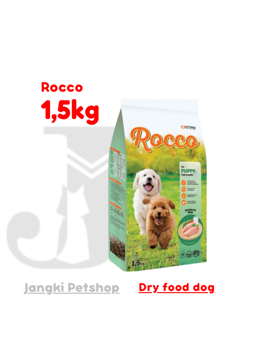 Rocco Puppy Chicken & Milk 1,5 kg - Makanan Kering Anjing 1,5 kg