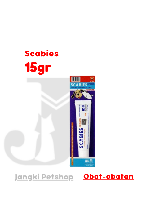 Scabies Cream 15 gr - Obat Hewan 15 gr