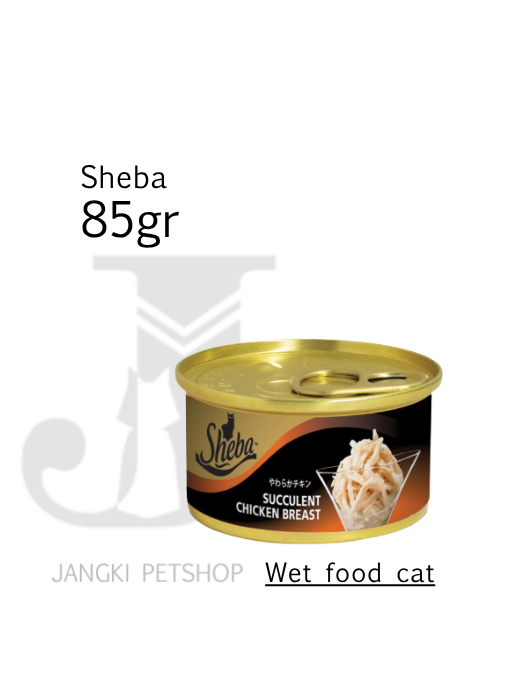 Sheba Succulent Chicken Breast 85 gr - Makanan Kering Kucing 85 gr