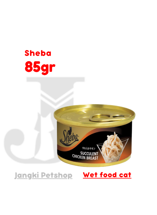 Sheba Succulent Chicken Breast 85 gr - Makanan Kering Kucing 85 gr