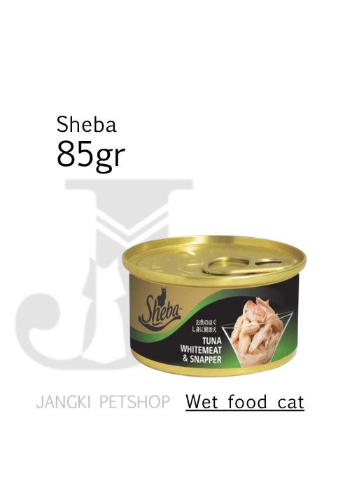 Sheba Tuna Whitemeat & Snapper 85 gr - Makanan Kering Kucing 85 gr