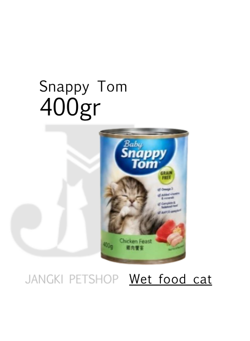 Snappy Tom Baby Chicken 400 gr - Makanan Kering Kucing 400 gr