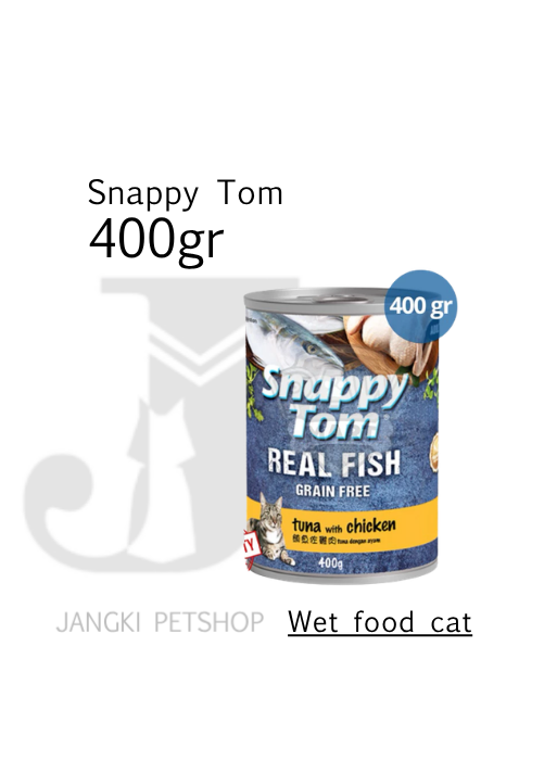 Snappy Tom Tuna Chicken 400 gr - Makanan Kering Kucing 400 gr