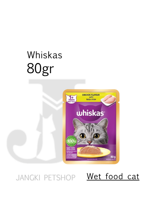 Whiskas Pouch Adult Chicken Loaf 80 gr - Makanan Pouch Kucing 80 gr