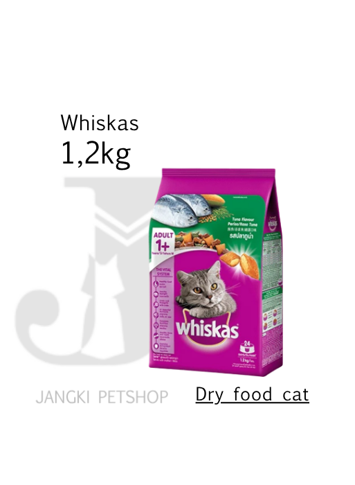 Whiskas Adult Tuna 1,2 kg - Makanan Kering Kucing 1,2 kg