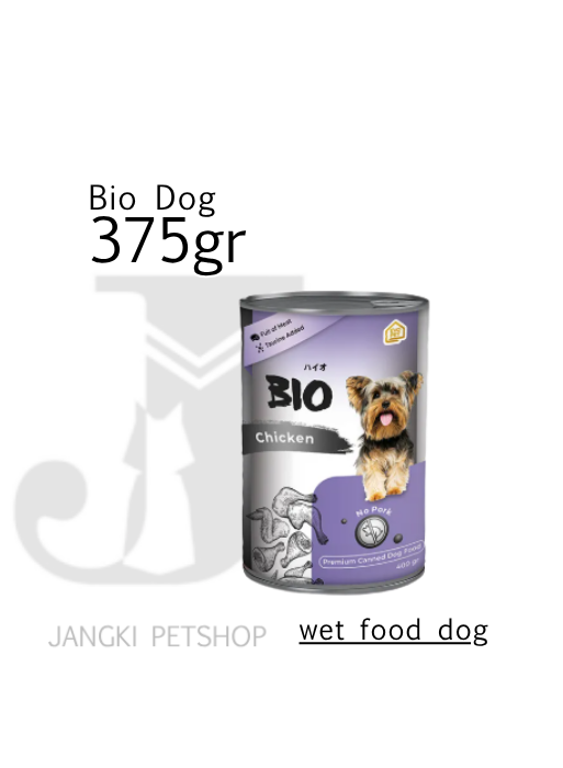 Bio Dog Chicken 375 gr kl - Makanan Kaleng Anjing 375 gr