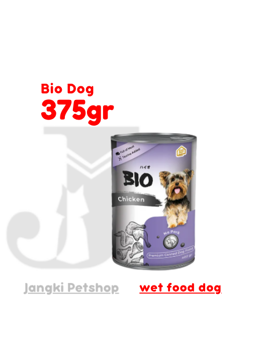 Bio Dog Chicken 375 gr kl - Makanan Kaleng Anjing 375 gr