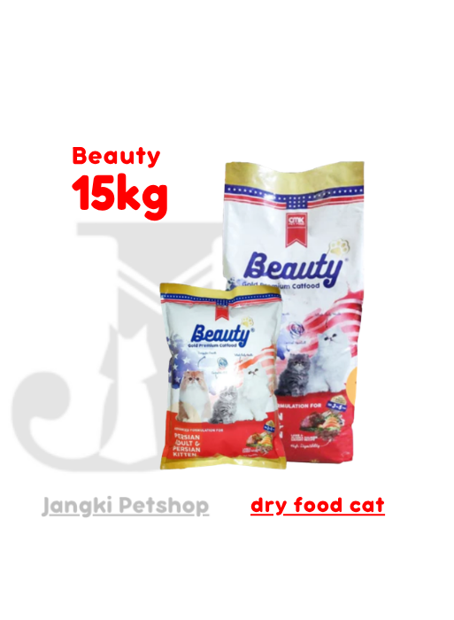 Beauty Cat Food Gold Persian 15 kg - Makanan Kering Kucing 15 kg