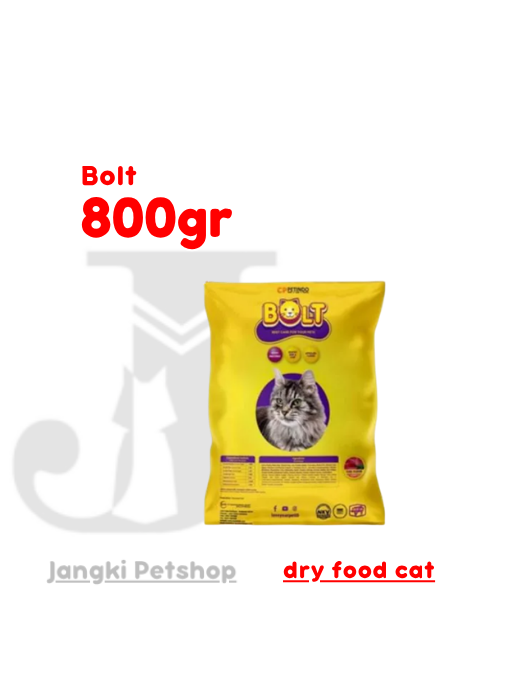 Bolt Cat Adult Donat 800 gr - Makanan Kering Kucing 800 gr