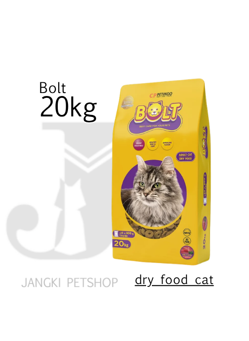 Bolt Cat Tuna 20 kg (Donat) - Makanan Kering Kucing 20 kg