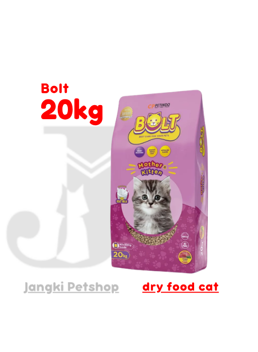 Bolt Cat Mother Kitten Tuna 20 kg - Makanan Kering Kucing 20 kg