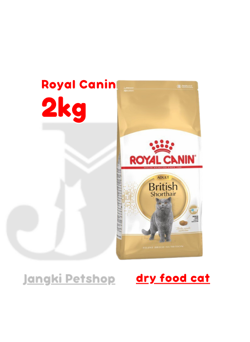 Royal Canin British Shorthair Adult (2kg) Dry Makanan Kucing Dewasa - Feline Breed Nutrition