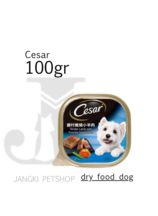 Cesar Tender Lamb 100 gr - Makanan Kering Anjing 100 gr