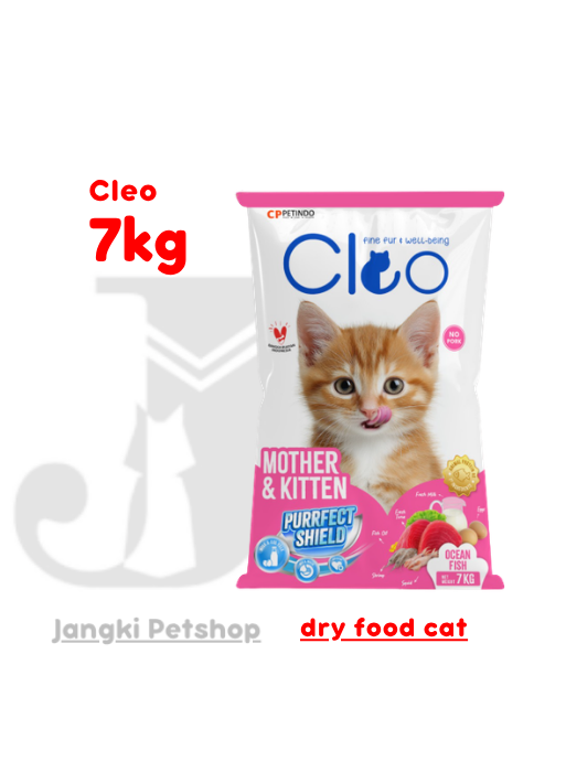 Cleo Kitten O fish 7 kg - Makanan Kering Kucing 7 kg