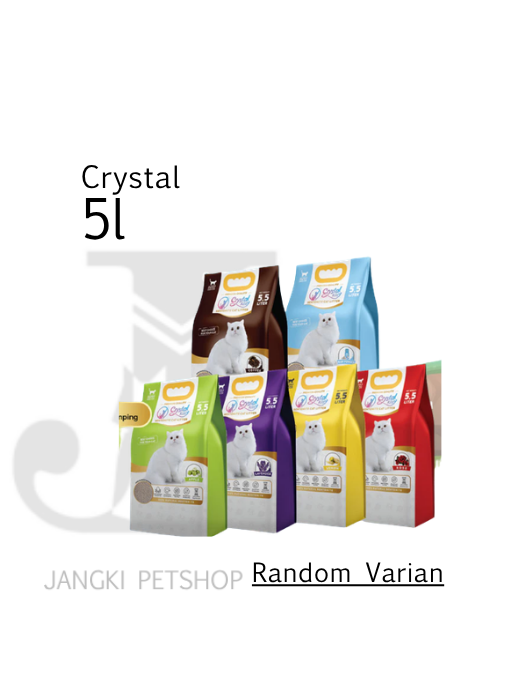 Crystal Cat Litter 5 L (Random Varian) - Pasir Kucing 5 L