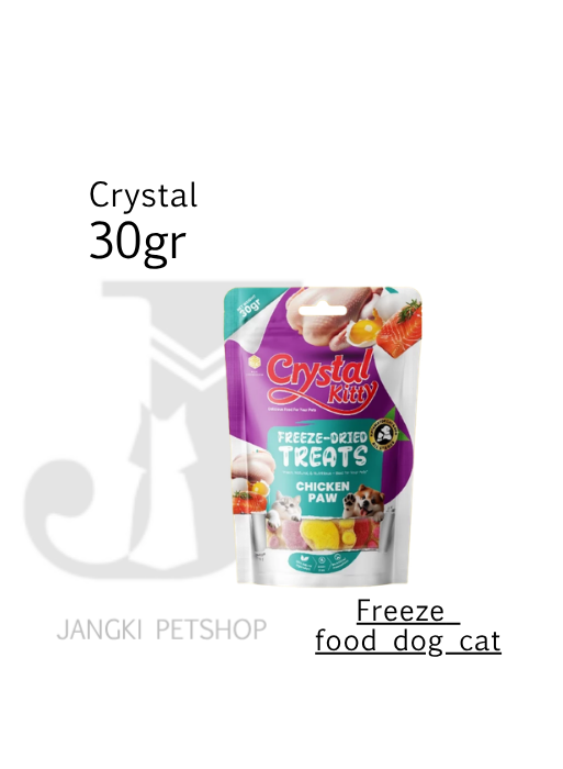 Crystal Kitty Treats Chicken Paw 30 gr - Snack Kucing 30 gr