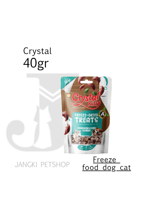 Crystal Kitty Treats Chicken Liver 40 gr - Snack Kucing 40 gr