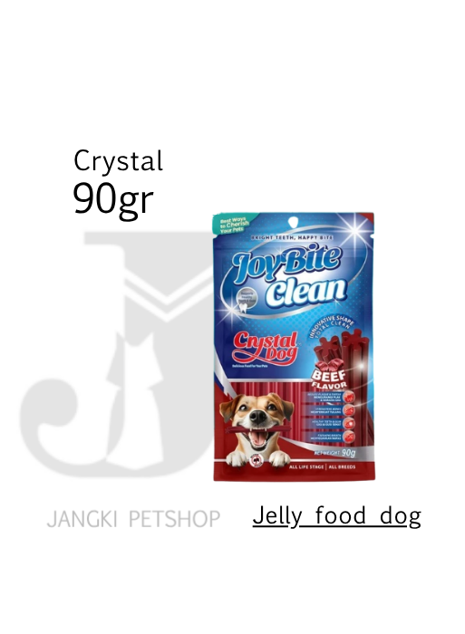 Crystal Dog Joybite Clean Beef 90 gr - Snack Anjing 90 gr