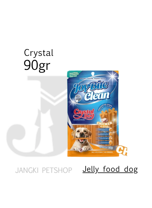 Crystal Dog Joybite Clean Chicken 90 gr - Snack Anjing 90 gr