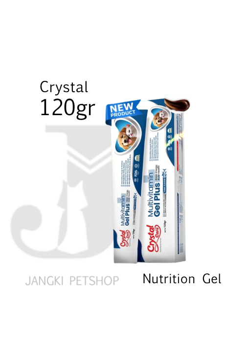 Crystal Kitty Pet Nutrition Gel Tuna 120 gr - Vitamin Kucing 120 gr
