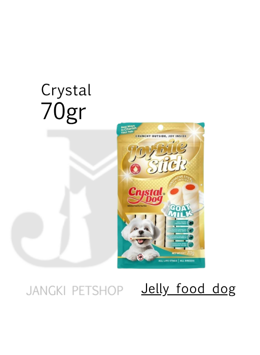 Crystal Dog Joybite Stick Goat Milk 70 gr - Snack Anjing 70 gr