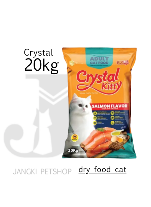 Crystal Kitty Adult Salmon 20 kg - Makanan Kering Kucing 20 kg