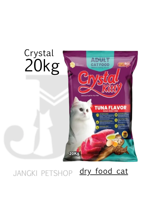 Crystal Kitty Adult Tuna 20 kg - Makanan Kering Kucing 20 kg