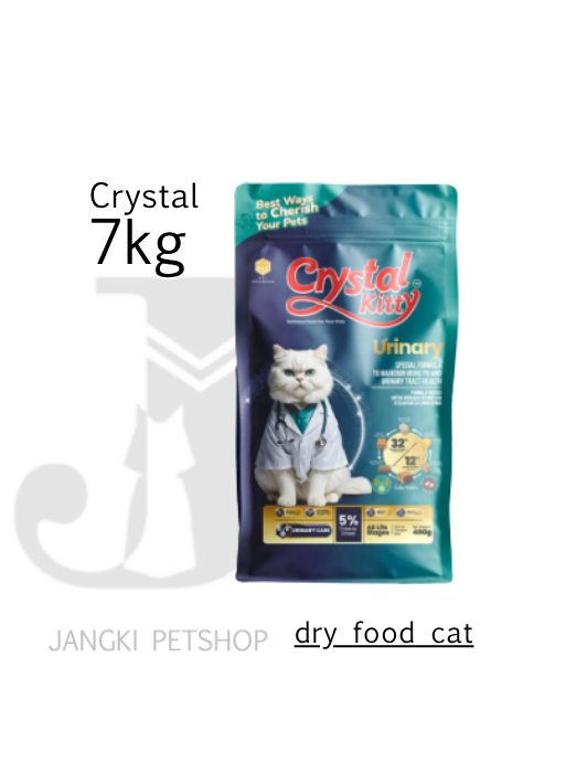 Crystal Kitty Cat Urinary 7 kg - Makanan Kering Kucing 7 kg