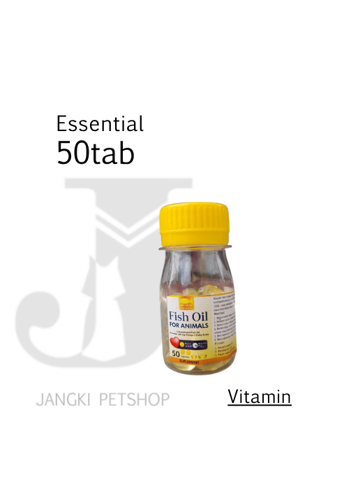 Esential Fish Oil 50 tab - Vitamin Hewan 50 tab