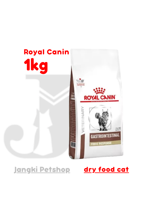 Royal Canin Gastro Intestinal Fibre Repack (1kg) Dry Makanan Kucing - Veterinary Diet