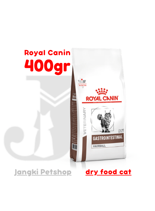 Royal Canin Gastro Intestinal Hairball (400gr) Dry Makanan Kucing - Veterinary Health Nutrition