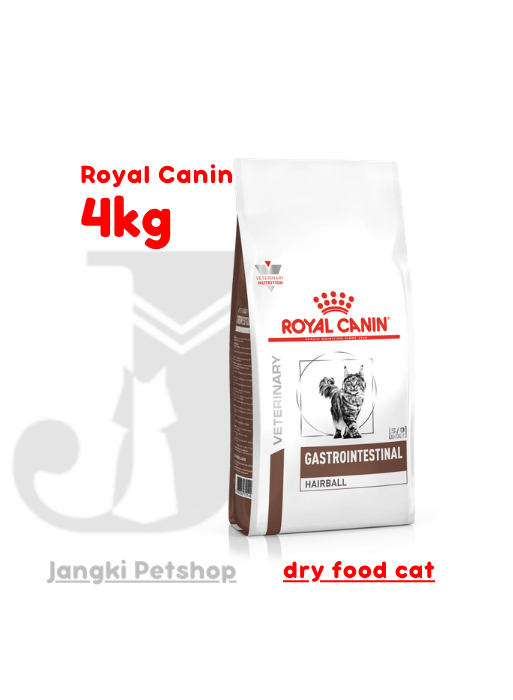 Royal Canin Gastro Intestinal Hairball (4kg) Dry Makanan Kucing - Veterinary Health Nutrition