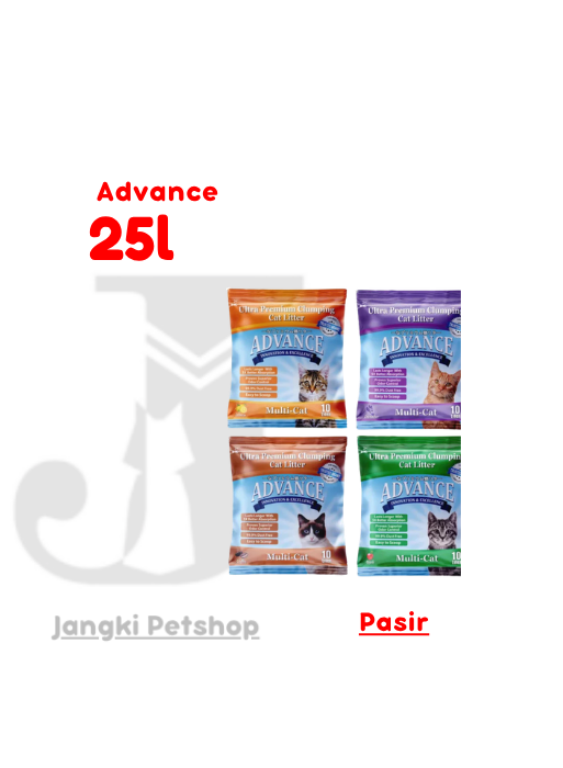 Advance Cat Litter 25 L - Pasir Kucing 25 L