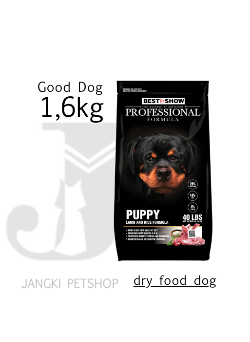 Best In Show Good Dog Puppy Lamb 1,6 kg - Makanan Kering Anjing 1,6 kg