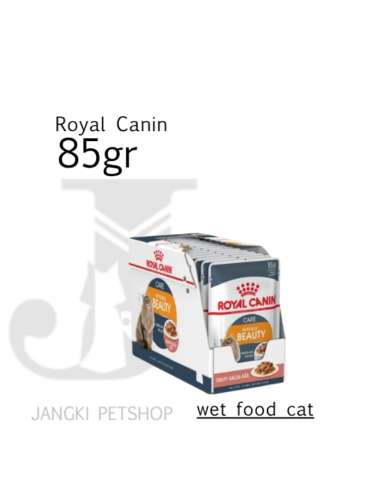 Royal Canin Intense Beauty Gravy (85gr x12pcs) Pouch Cat Food - Feline Care Nutrition