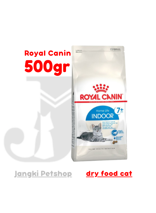 Royal Canin Indoor +7 (Repack) (500gr) Dry Makanan Kucing - Feline Health Nutrition