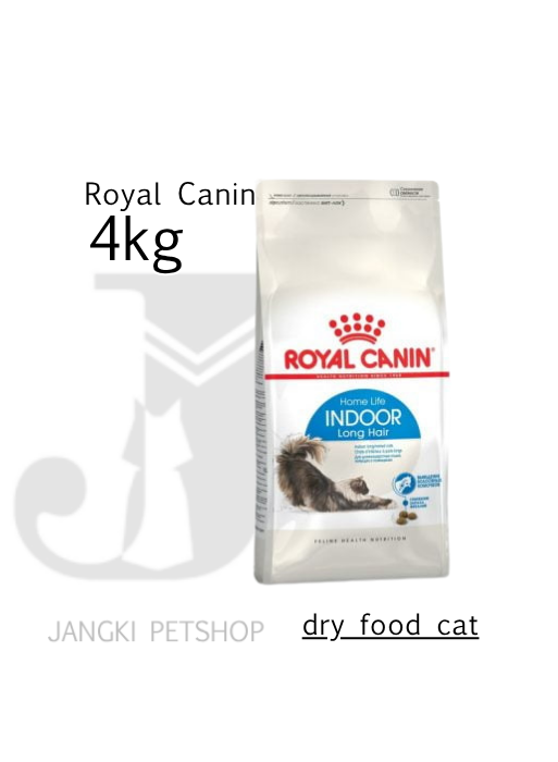 Royal Canin Indoor 27 Long Hair (4kg) Dry Cat Food - Feline Health Nutrition
