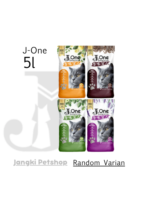 J-One Cat Litter 5 L (Random Varian) - Pasir Kucing 5 L