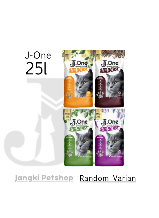 J-One Cat Litter 25 L (Random Varian) - Pasir Kucing 25 L