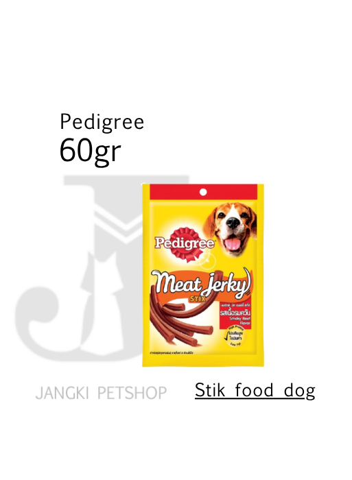 Jerky Stix Smooked Beef 60 gr - Snack Anjing 60 gr