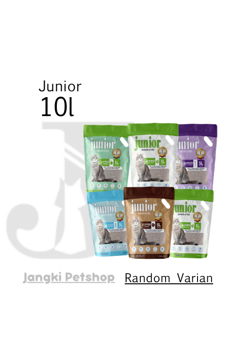 Junior Catsand 10 L (Random Varian) - Pasir Kucing 10 L