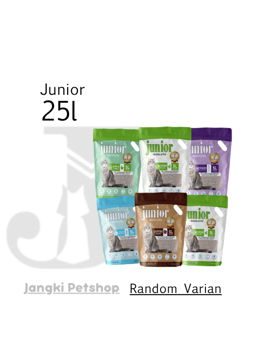 Junior Catsand 25 L (Random Varian) - Pasir Kucing 25 L