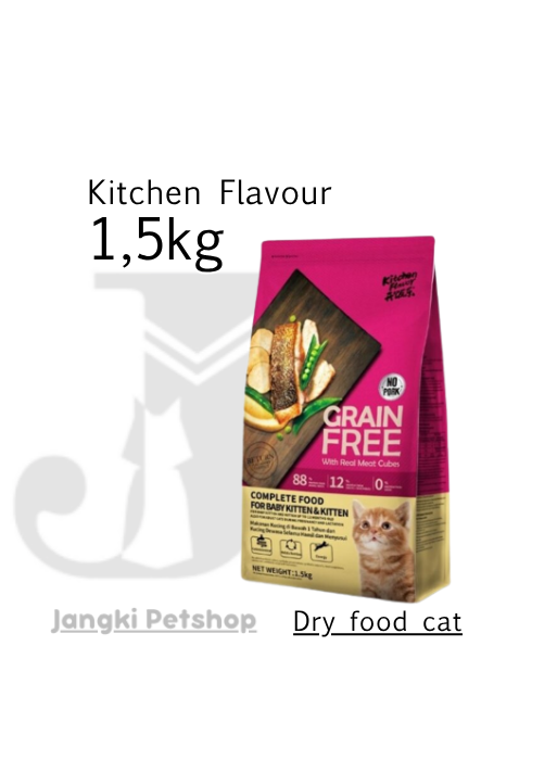 Kitchen Flavour Cat Baby & Kitten 1,5 kg - Makanan Kering Kucing 1,5 kg