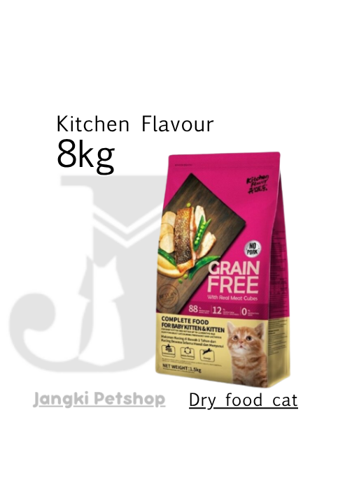Kitchen Flavour Cat Baby & Kitten 8 kg - Makanan Kering Kucing 8 kg